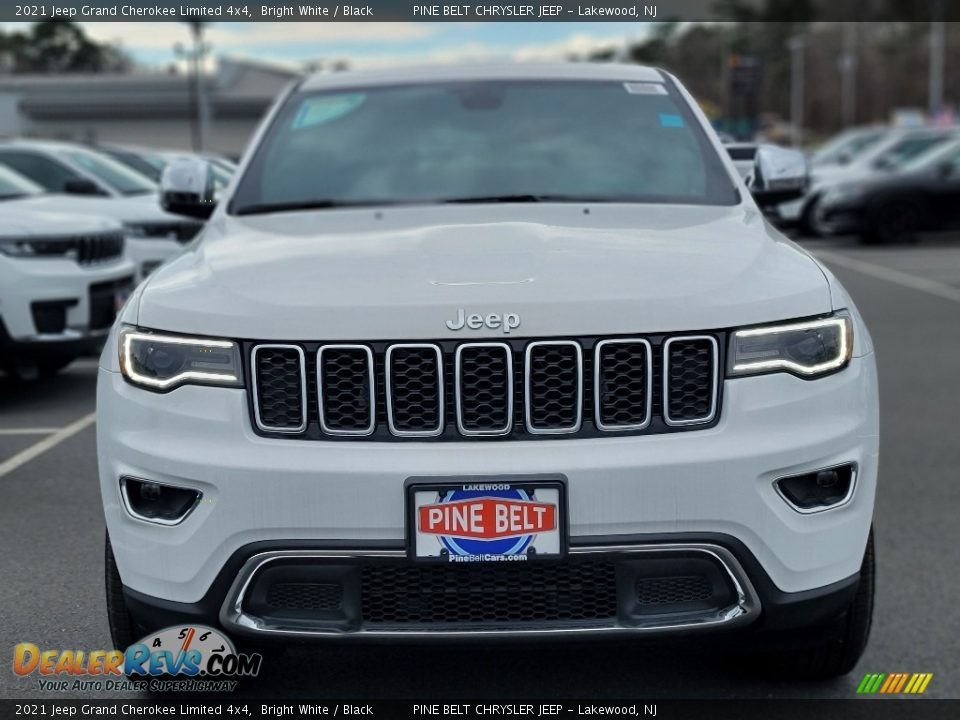 2021 Jeep Grand Cherokee Limited 4x4 Bright White / Black Photo #2