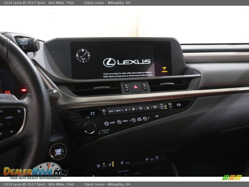 2019 Lexus ES 350 F Sport Ultra White / Red Photo #9