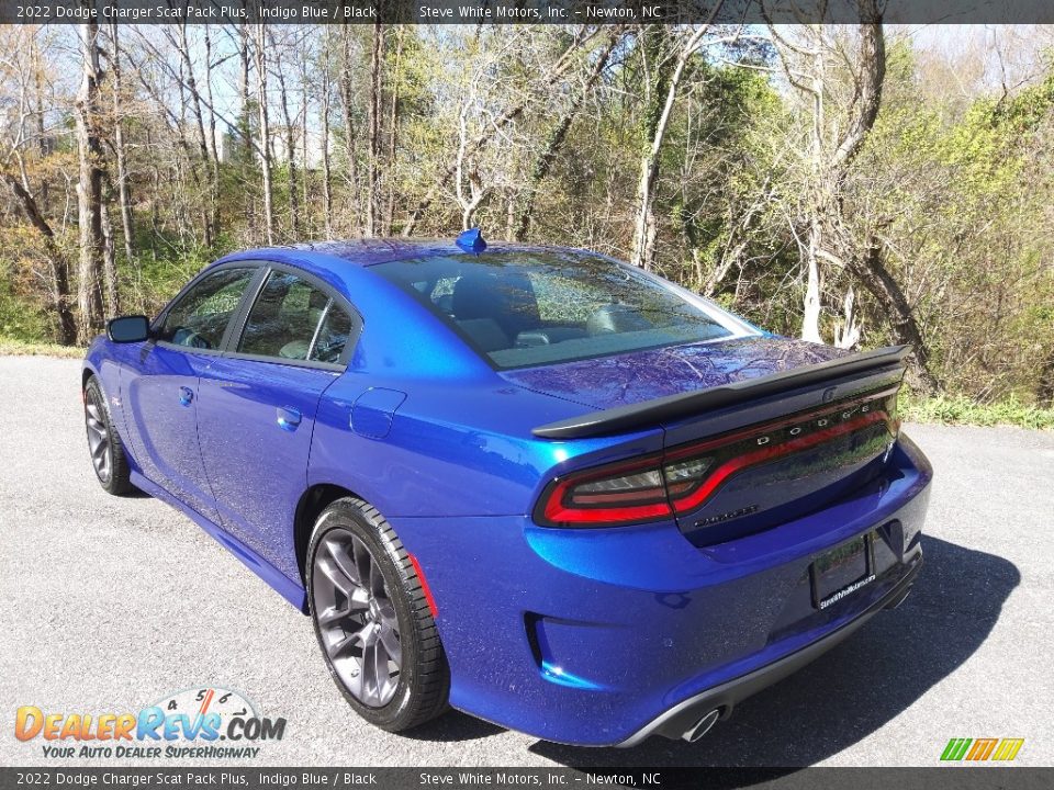 2022 Dodge Charger Scat Pack Plus Indigo Blue / Black Photo #8