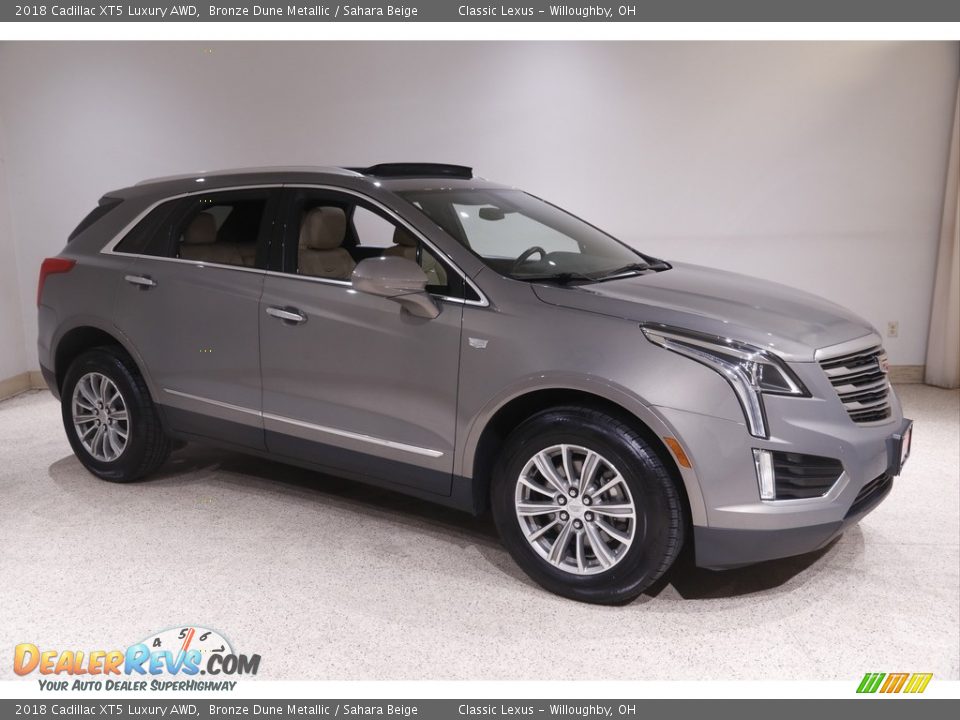 2018 Cadillac XT5 Luxury AWD Bronze Dune Metallic / Sahara Beige Photo #1