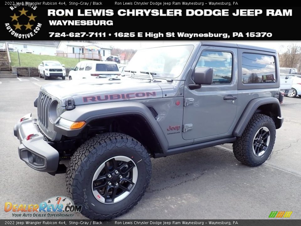 2022 Jeep Wrangler Rubicon 4x4 Sting-Gray / Black Photo #1