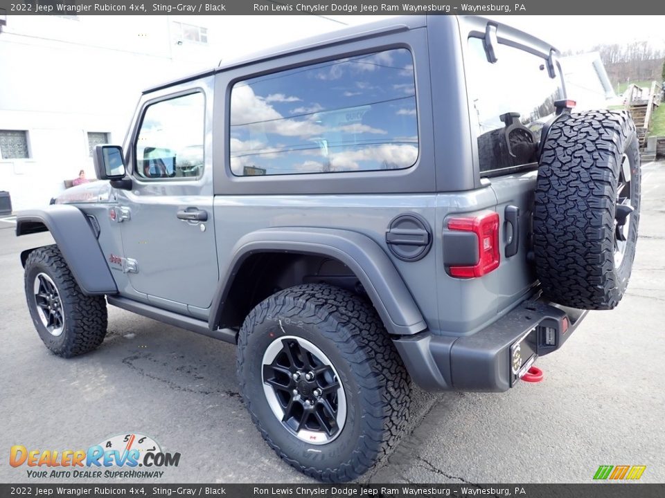 2022 Jeep Wrangler Rubicon 4x4 Sting-Gray / Black Photo #3