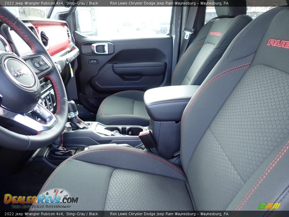 Front Seat of 2022 Jeep Wrangler Rubicon 4x4 Photo #11