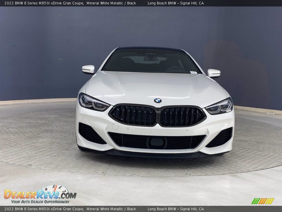 2022 BMW 8 Series M850i xDrive Gran Coupe Mineral White Metallic / Black Photo #2