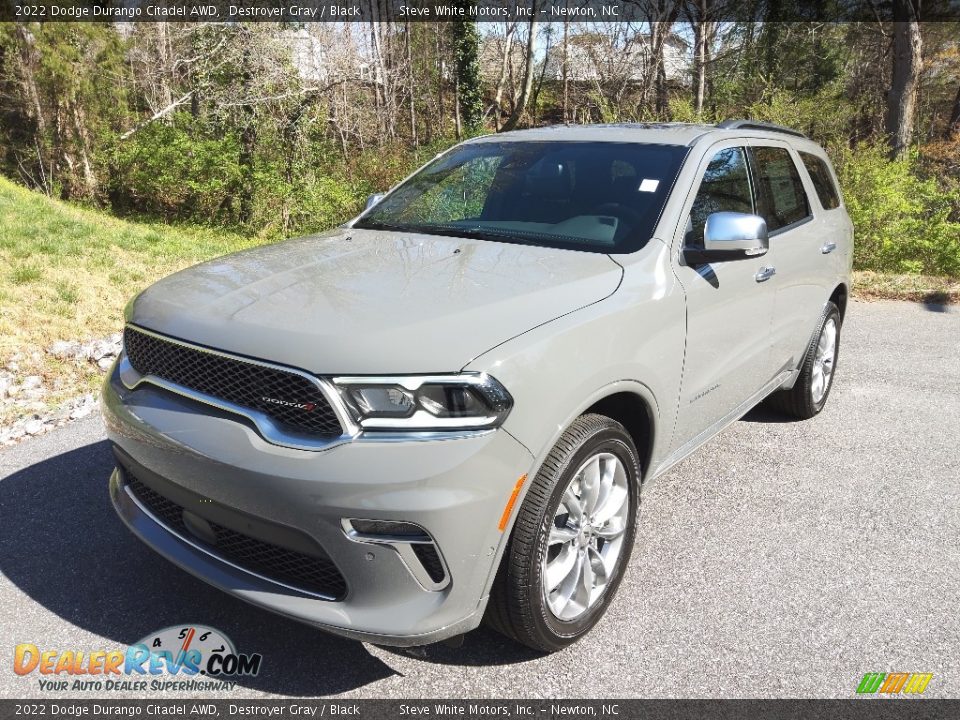 2022 Dodge Durango Citadel AWD Destroyer Gray / Black Photo #2