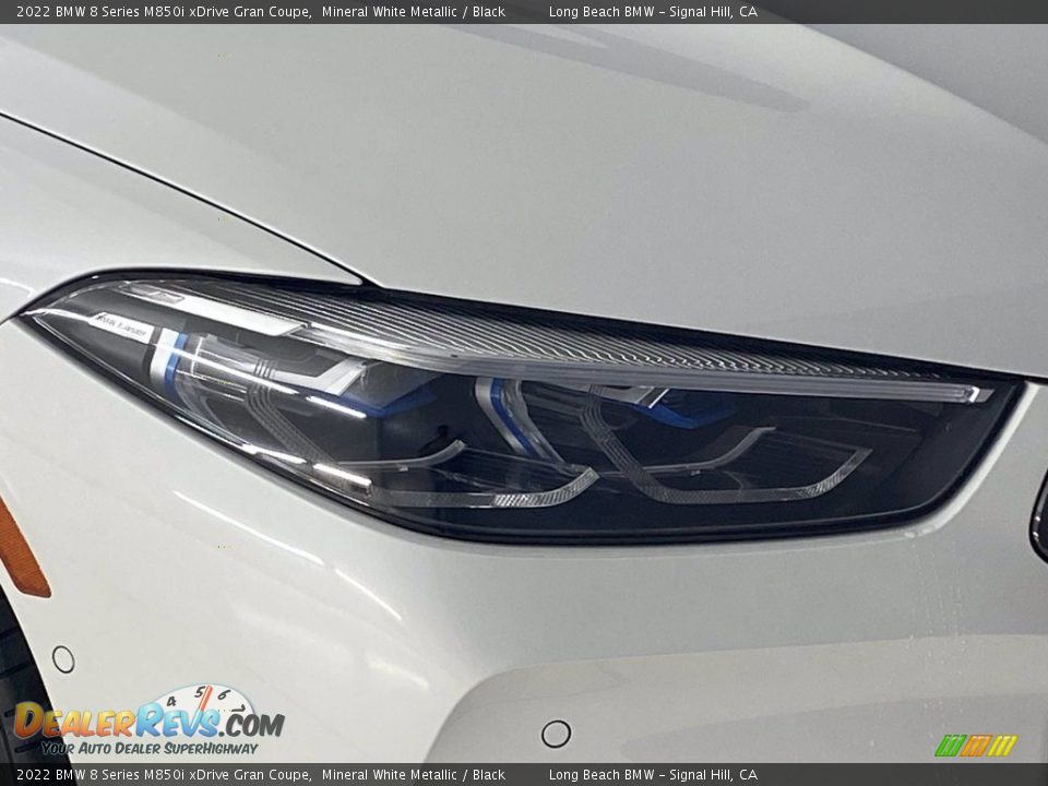 2022 BMW 8 Series M850i xDrive Gran Coupe Mineral White Metallic / Black Photo #4