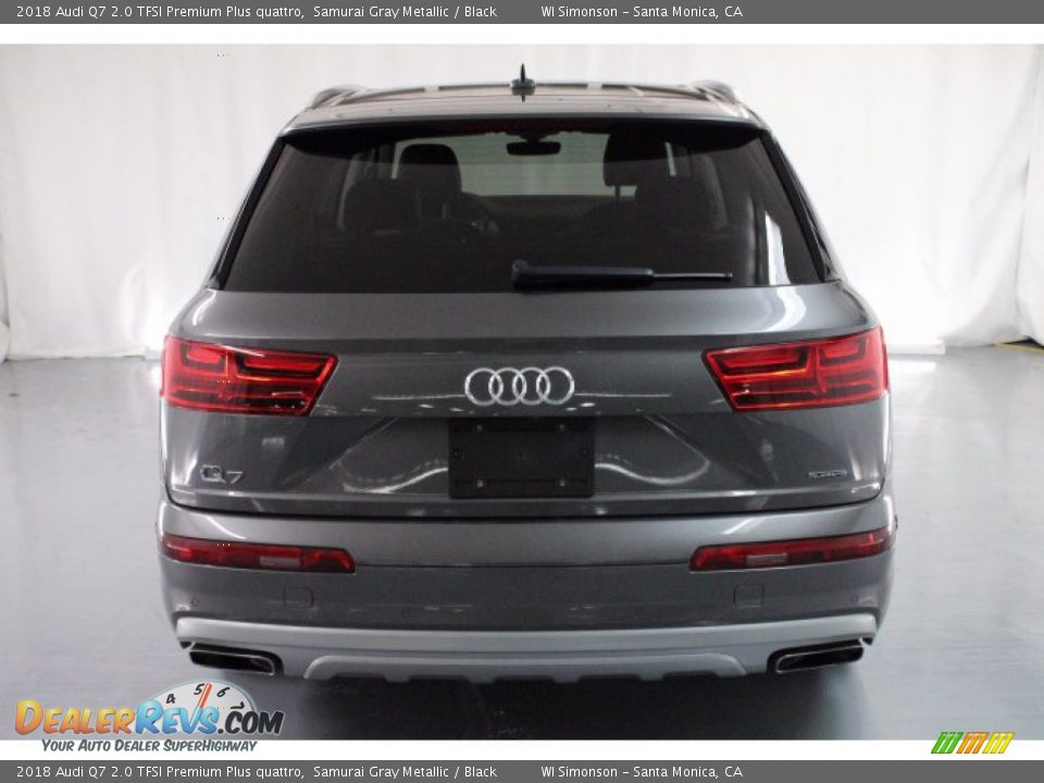 2018 Audi Q7 2.0 TFSI Premium Plus quattro Samurai Gray Metallic / Black Photo #4