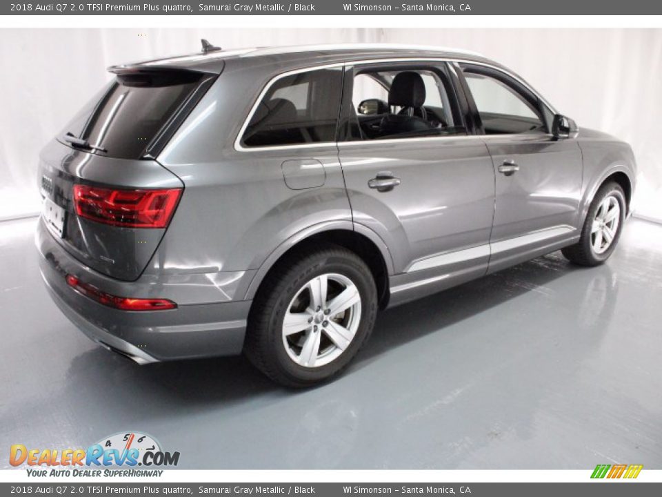 2018 Audi Q7 2.0 TFSI Premium Plus quattro Samurai Gray Metallic / Black Photo #5