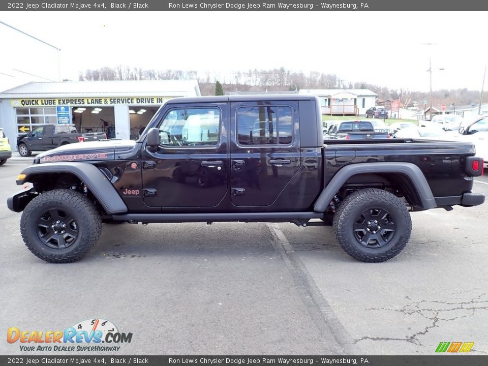 2022 Jeep Gladiator Mojave 4x4 Black / Black Photo #2