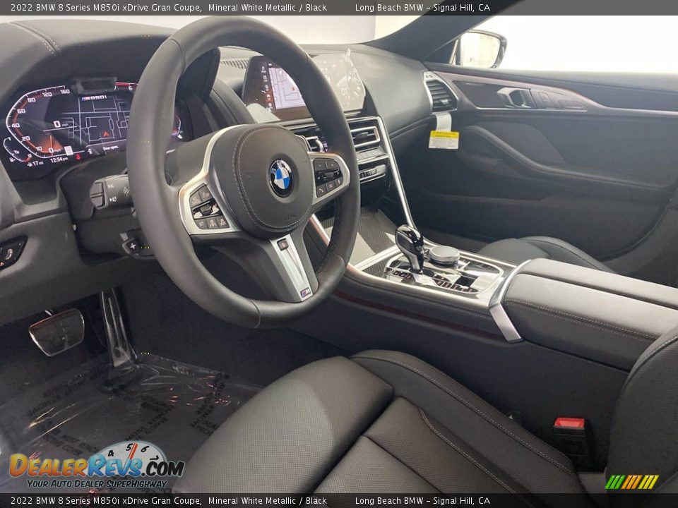 Black Interior - 2022 BMW 8 Series M850i xDrive Gran Coupe Photo #12