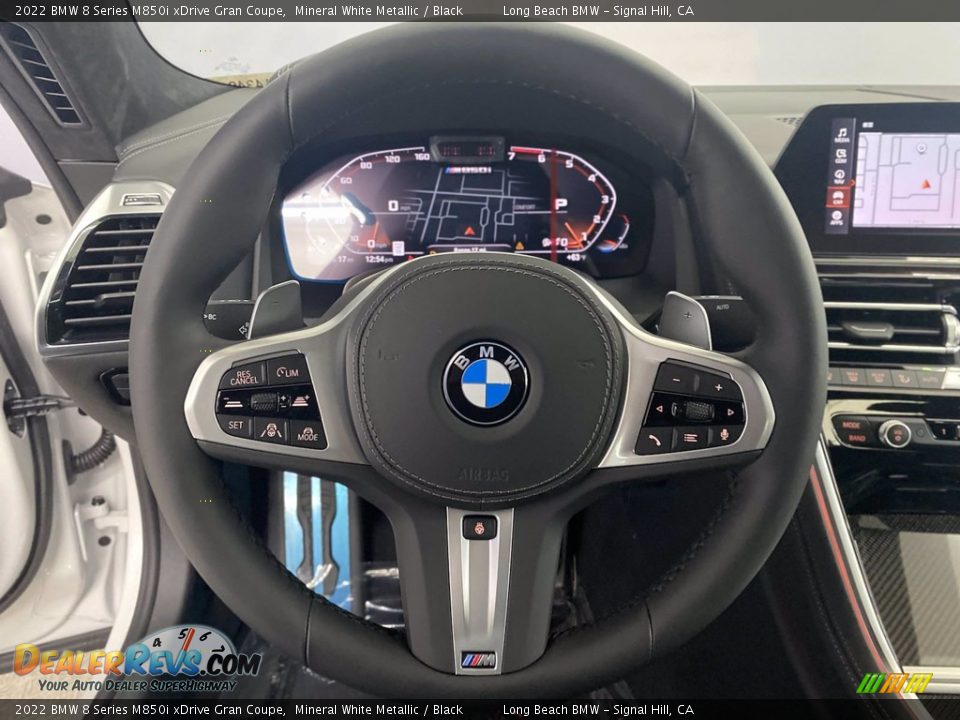 2022 BMW 8 Series M850i xDrive Gran Coupe Steering Wheel Photo #14