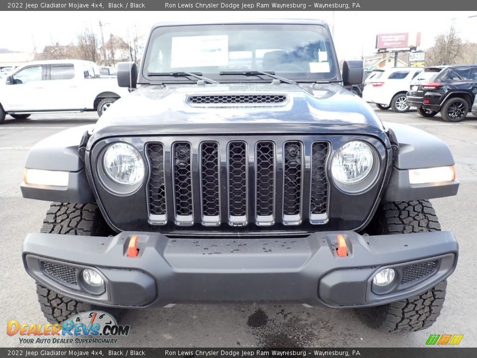 2022 Jeep Gladiator Mojave 4x4 Black / Black Photo #8