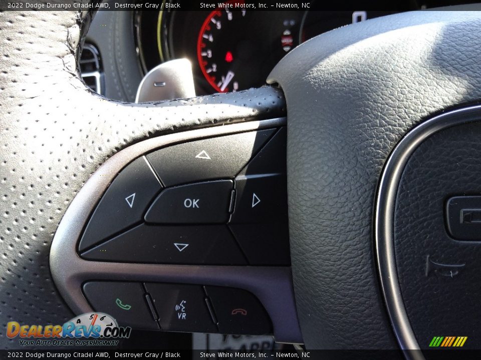 2022 Dodge Durango Citadel AWD Steering Wheel Photo #21