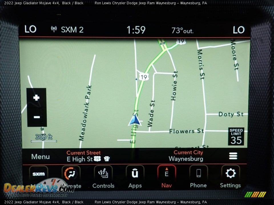 Navigation of 2022 Jeep Gladiator Mojave 4x4 Photo #18