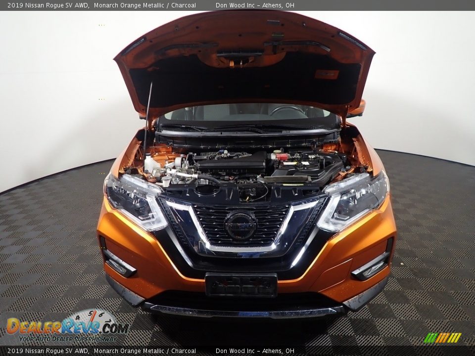 2019 Nissan Rogue SV AWD Monarch Orange Metallic / Charcoal Photo #8