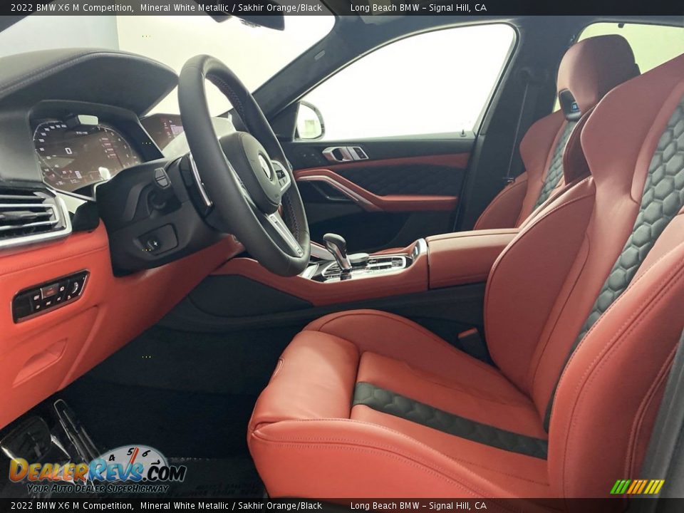 Front Seat of 2022 BMW X6 M Competition Photo #13
