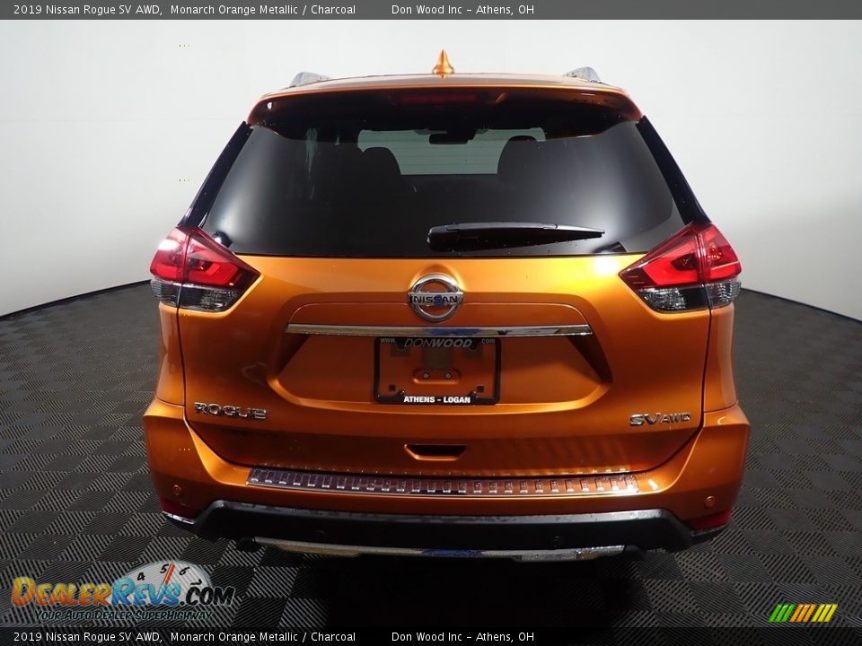 2019 Nissan Rogue SV AWD Monarch Orange Metallic / Charcoal Photo #15