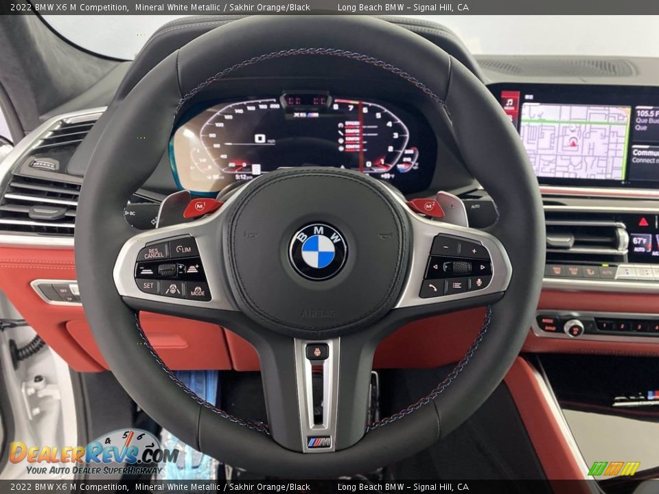 2022 BMW X6 M Competition Steering Wheel Photo #14