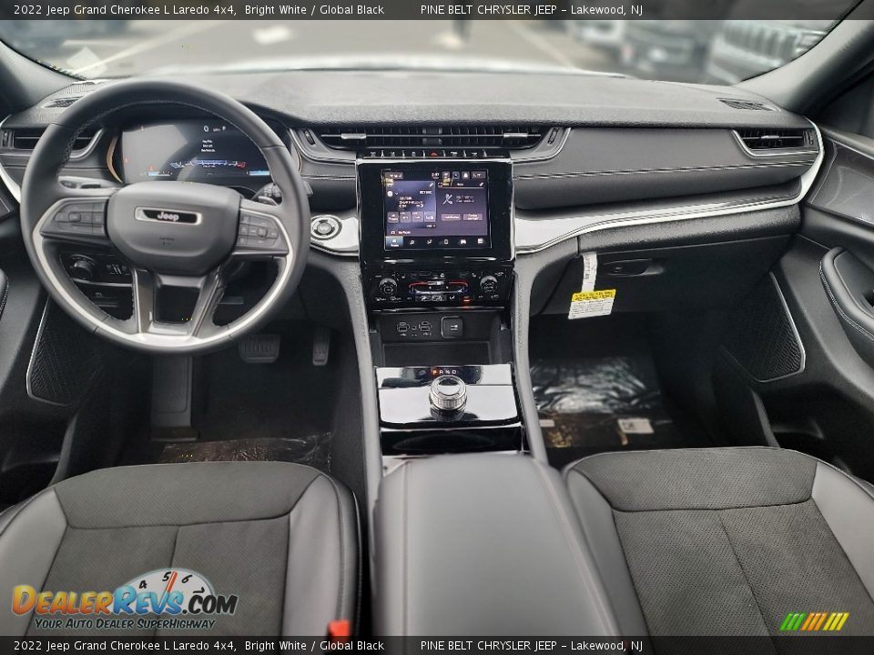 2022 Jeep Grand Cherokee L Laredo 4x4 Bright White / Global Black Photo #7