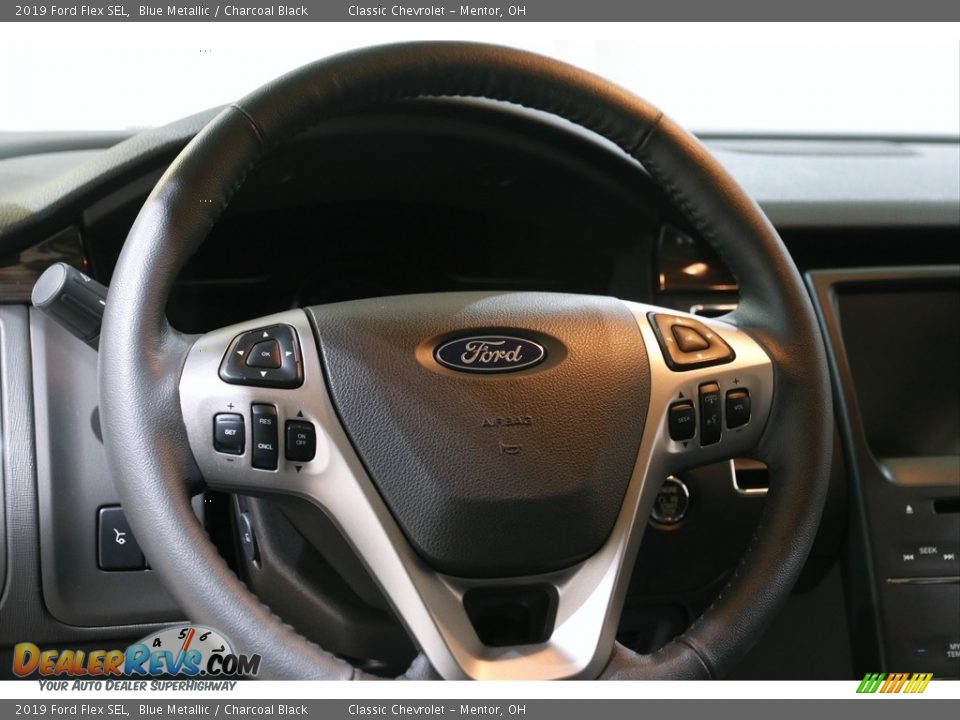 2019 Ford Flex SEL Blue Metallic / Charcoal Black Photo #7