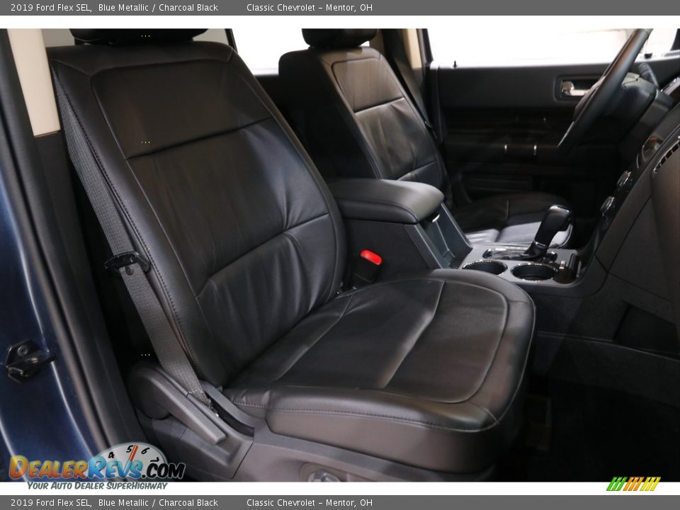 2019 Ford Flex SEL Blue Metallic / Charcoal Black Photo #14