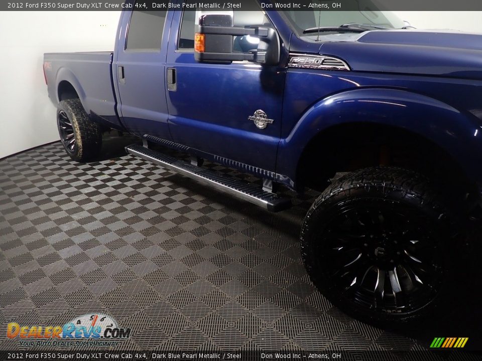 2012 Ford F350 Super Duty XLT Crew Cab 4x4 Dark Blue Pearl Metallic / Steel Photo #4