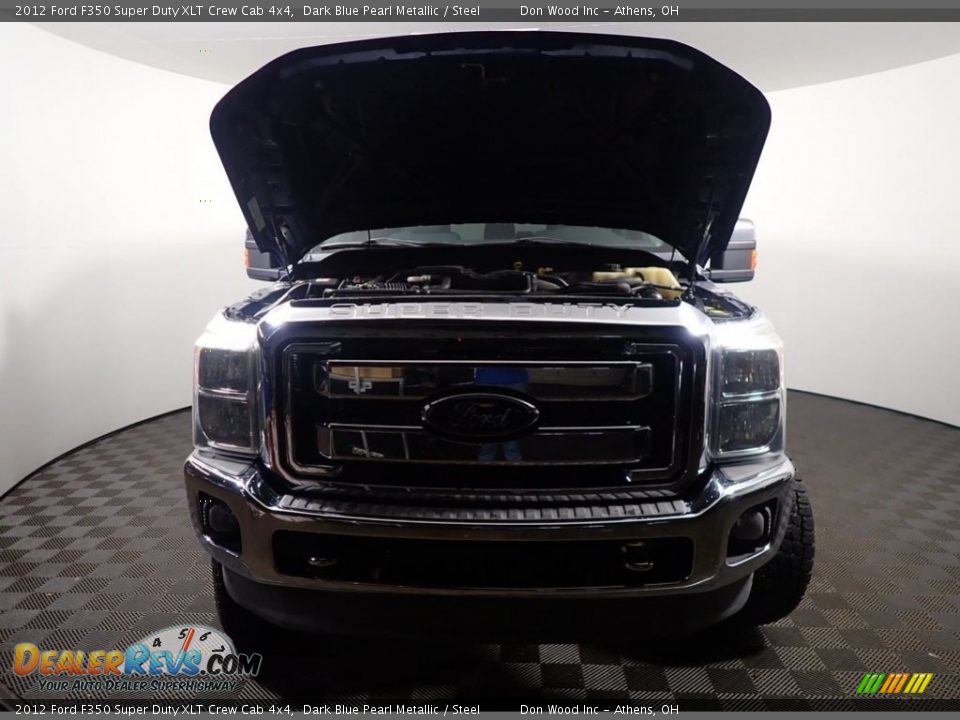 2012 Ford F350 Super Duty XLT Crew Cab 4x4 Dark Blue Pearl Metallic / Steel Photo #6