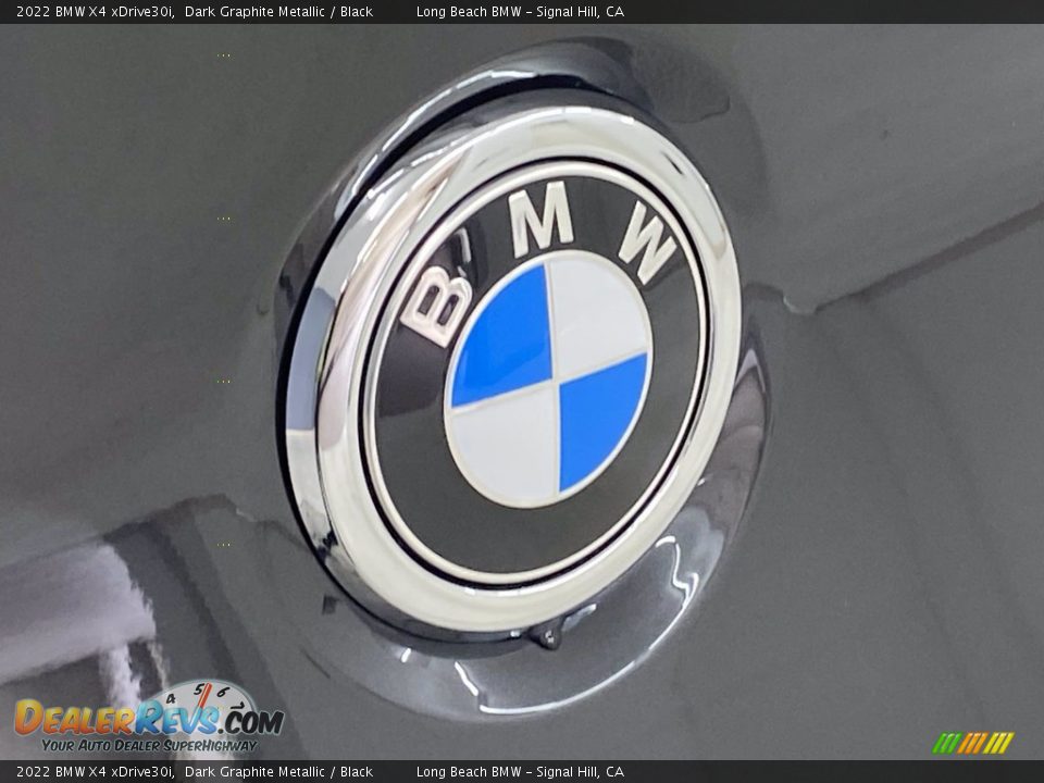 2022 BMW X4 xDrive30i Dark Graphite Metallic / Black Photo #7