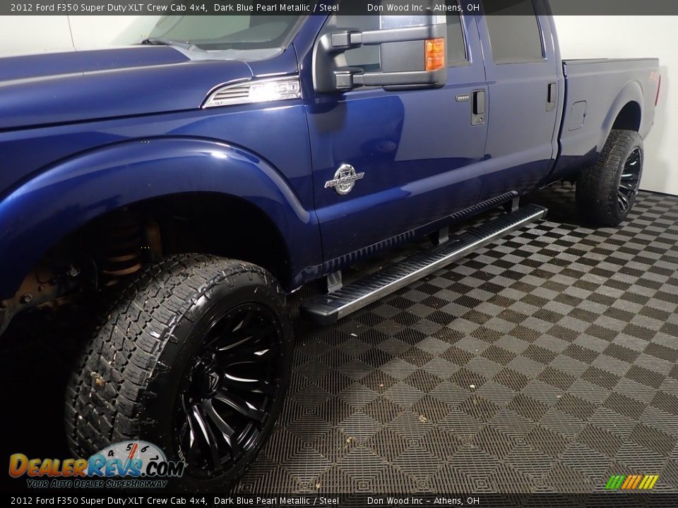 2012 Ford F350 Super Duty XLT Crew Cab 4x4 Dark Blue Pearl Metallic / Steel Photo #9