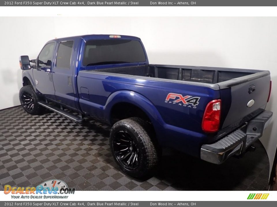 2012 Ford F350 Super Duty XLT Crew Cab 4x4 Dark Blue Pearl Metallic / Steel Photo #10