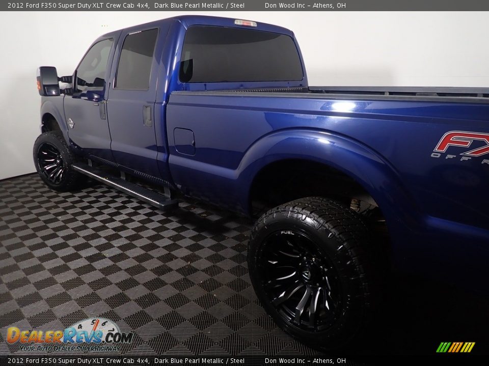 2012 Ford F350 Super Duty XLT Crew Cab 4x4 Dark Blue Pearl Metallic / Steel Photo #14