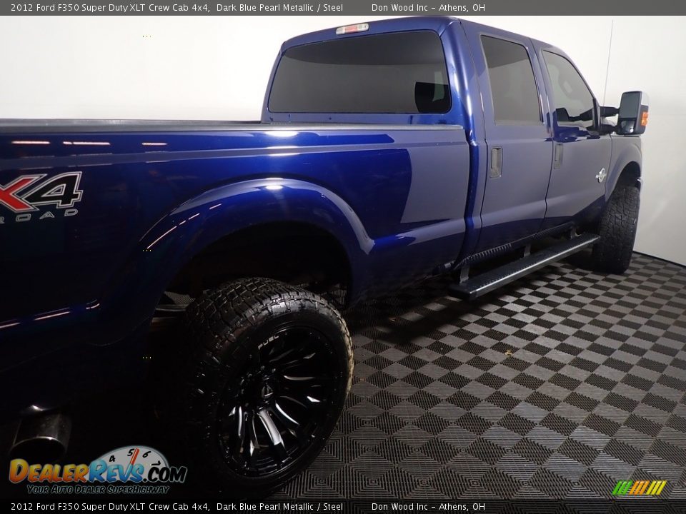 2012 Ford F350 Super Duty XLT Crew Cab 4x4 Dark Blue Pearl Metallic / Steel Photo #15