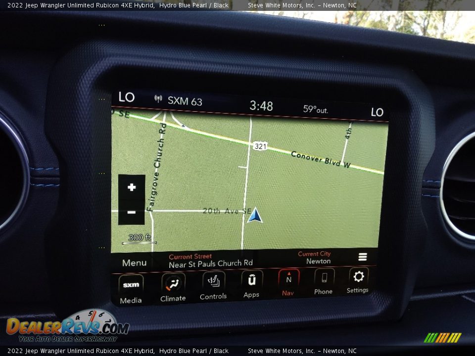 Navigation of 2022 Jeep Wrangler Unlimited Rubicon 4XE Hybrid Photo #30