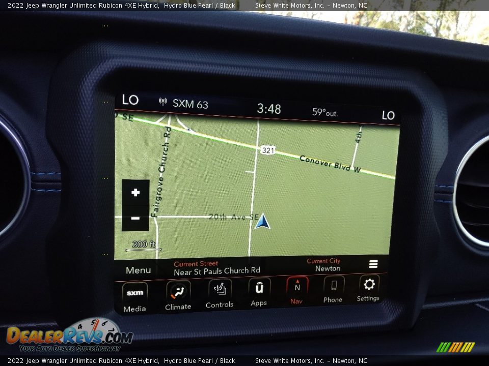 Navigation of 2022 Jeep Wrangler Unlimited Rubicon 4XE Hybrid Photo #30