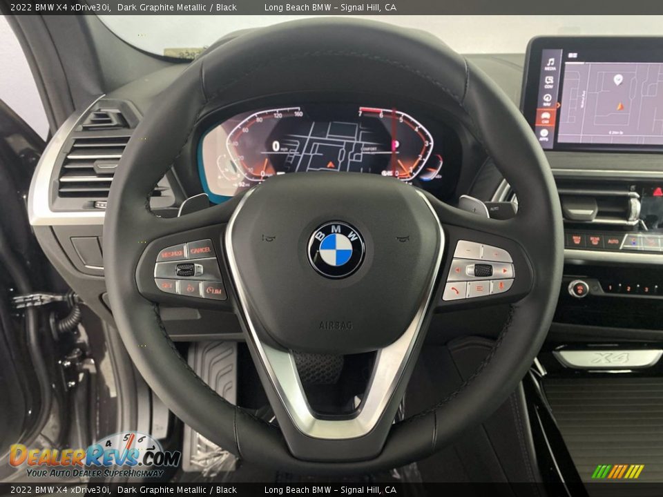 2022 BMW X4 xDrive30i Steering Wheel Photo #14