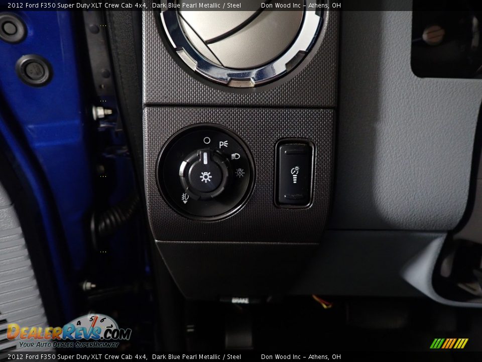 2012 Ford F350 Super Duty XLT Crew Cab 4x4 Dark Blue Pearl Metallic / Steel Photo #27