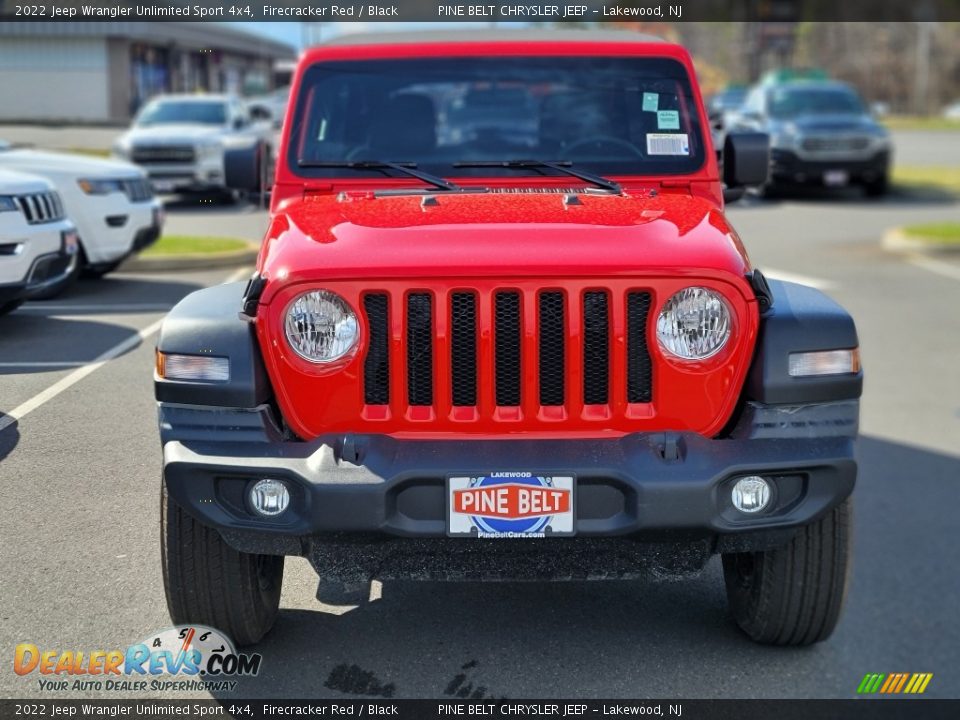 2022 Jeep Wrangler Unlimited Sport 4x4 Firecracker Red / Black Photo #2