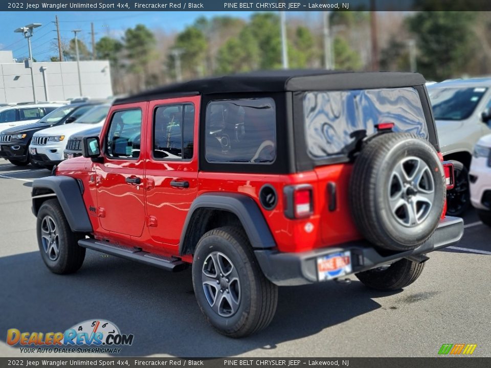 2022 Jeep Wrangler Unlimited Sport 4x4 Firecracker Red / Black Photo #4