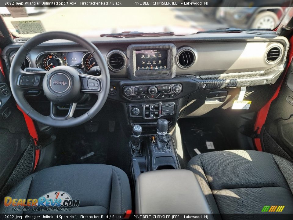 Dashboard of 2022 Jeep Wrangler Unlimited Sport 4x4 Photo #9