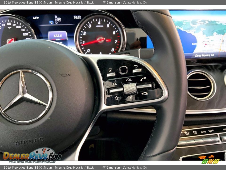 2019 Mercedes-Benz E 300 Sedan Selenite Grey Metallic / Black Photo #22