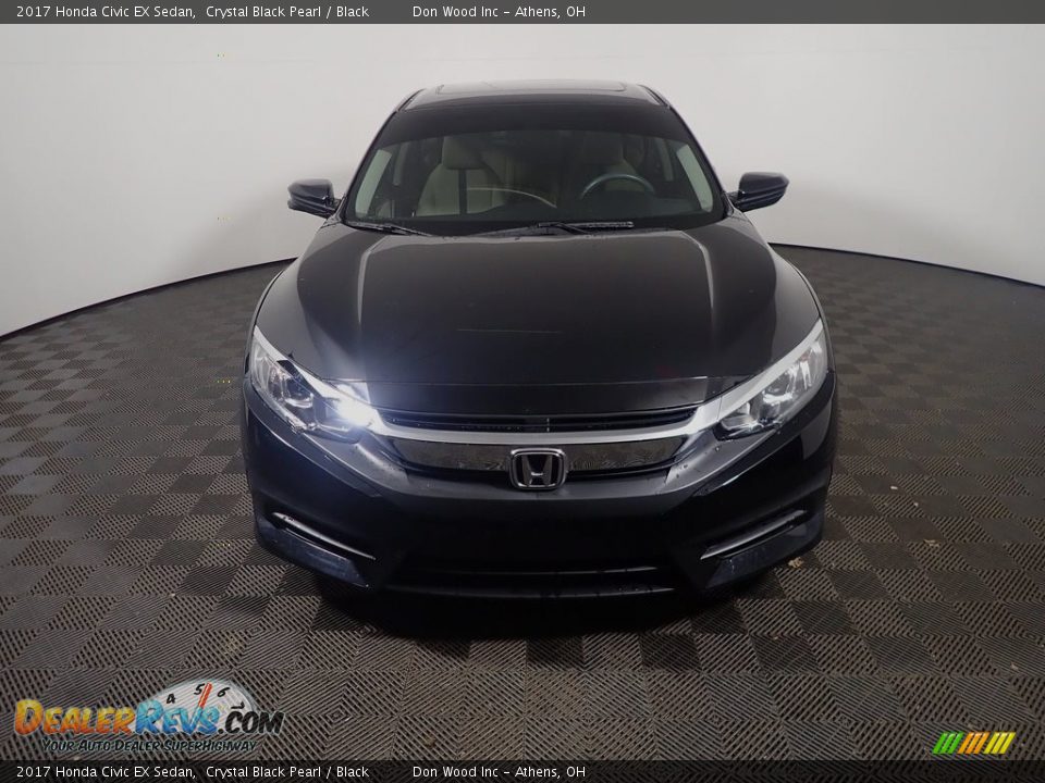 2017 Honda Civic EX Sedan Crystal Black Pearl / Black Photo #6
