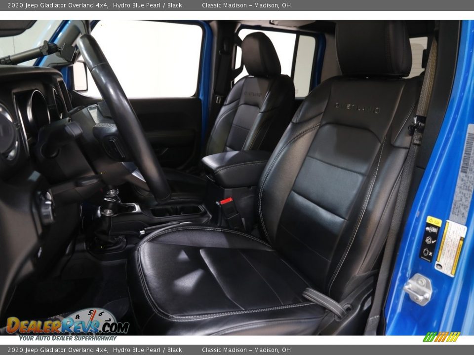 2020 Jeep Gladiator Overland 4x4 Hydro Blue Pearl / Black Photo #5