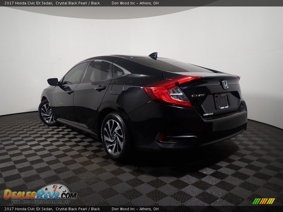 2017 Honda Civic EX Sedan Crystal Black Pearl / Black Photo #12