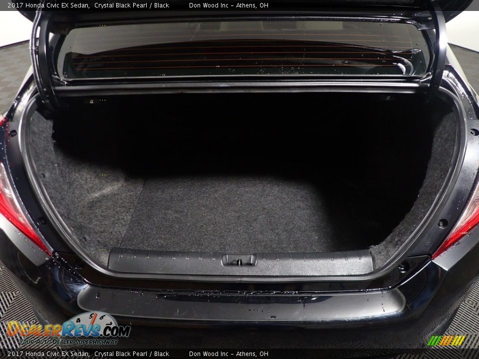 2017 Honda Civic EX Sedan Crystal Black Pearl / Black Photo #16