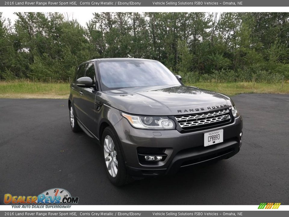 2016 Land Rover Range Rover Sport HSE Corris Grey Metallic / Ebony/Ebony Photo #3