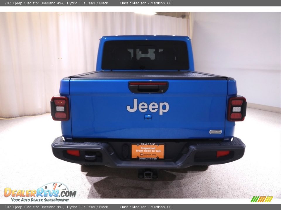2020 Jeep Gladiator Overland 4x4 Hydro Blue Pearl / Black Photo #20