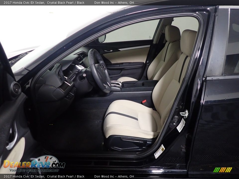 2017 Honda Civic EX Sedan Crystal Black Pearl / Black Photo #23