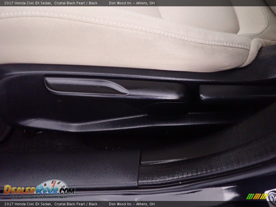 2017 Honda Civic EX Sedan Crystal Black Pearl / Black Photo #24