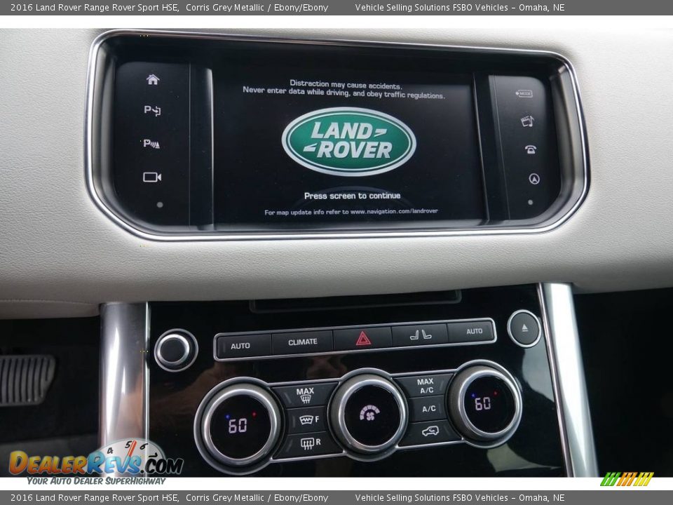 2016 Land Rover Range Rover Sport HSE Corris Grey Metallic / Ebony/Ebony Photo #7