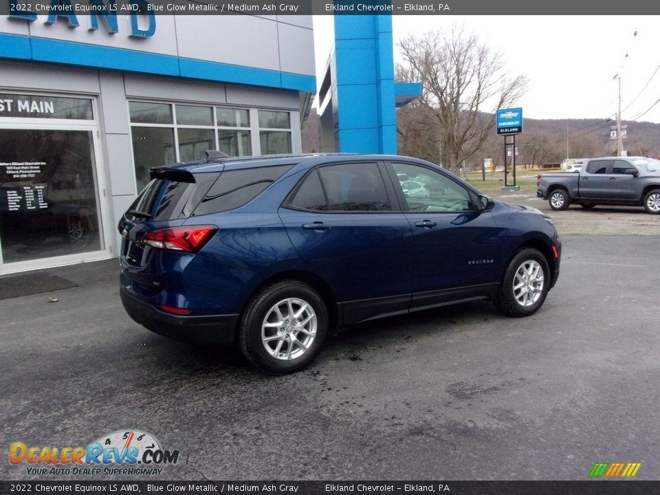 2022 Chevrolet Equinox LS AWD Blue Glow Metallic / Medium Ash Gray Photo #3